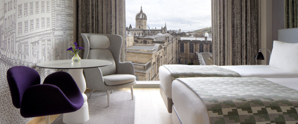 Radisson Collection Bedroom with view to St Giles