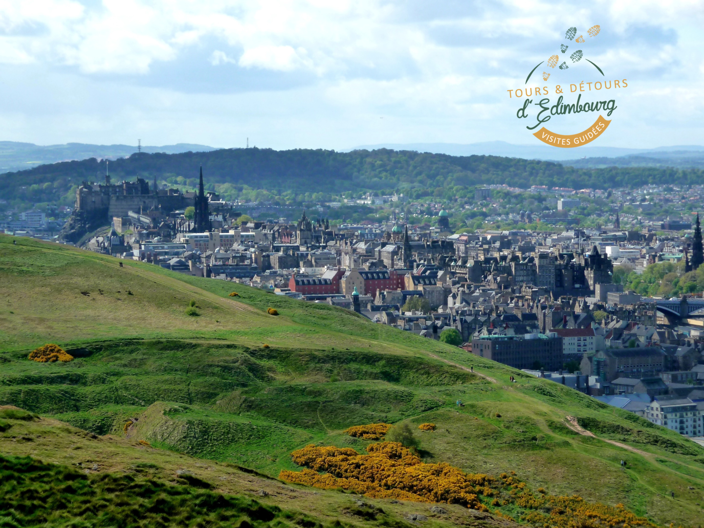 Edinburgh pano,© Tours et détours d'Edimbourg