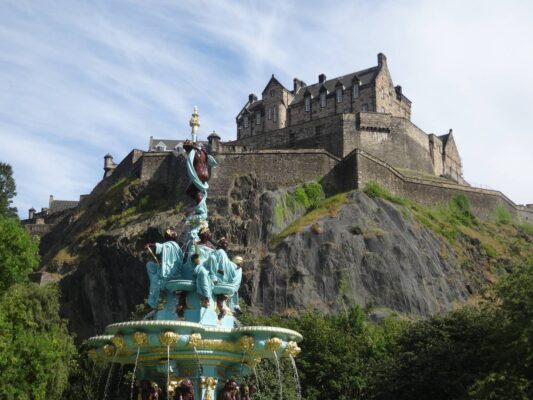Edinburgh castle, Tours et détours d'Edimbourg