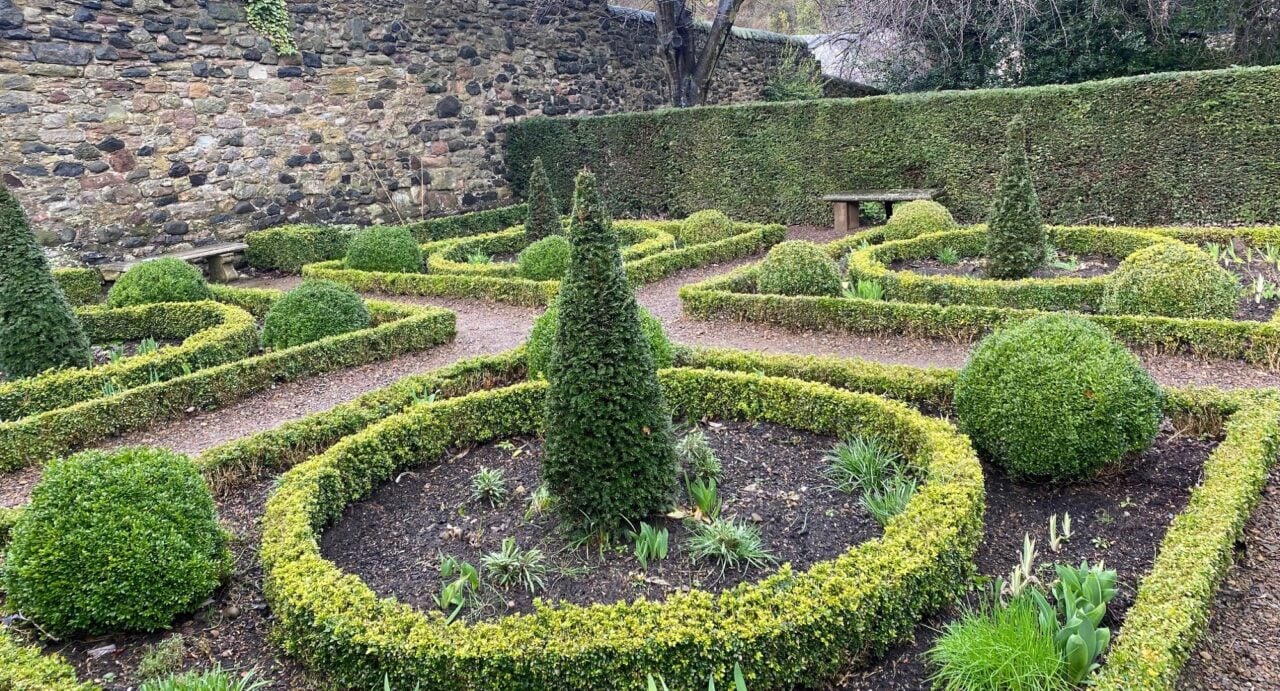 the gardens at Dunbar Close