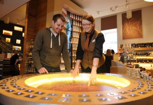 The Scotch Whisky Shop - interactive whisky flavour map ,© The Scotch Whisky Experience