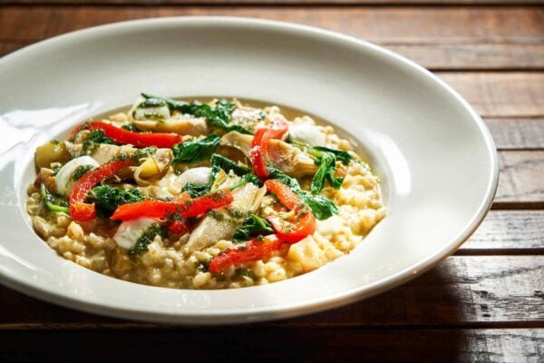 Barley and artichoke risotto , The Scotch Whisky Experience