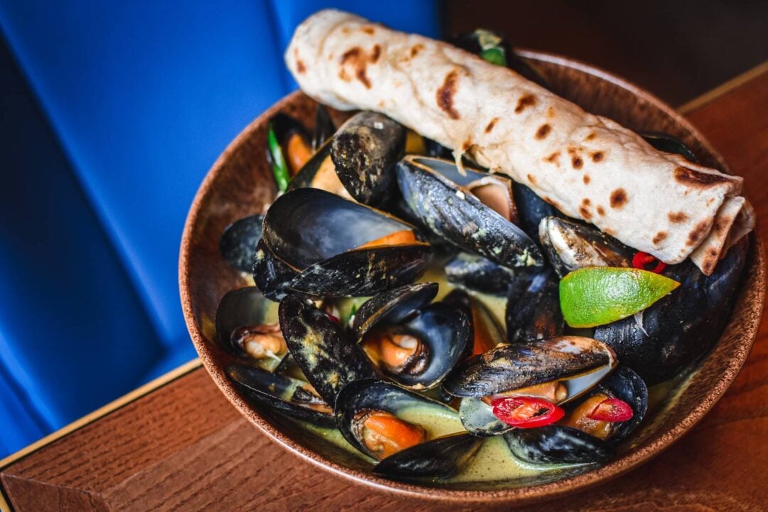 Steamed Shetland Mussels