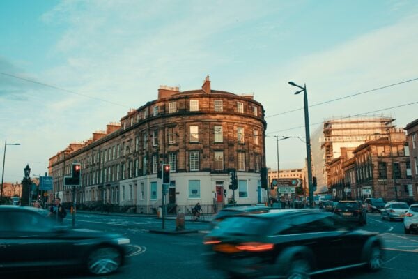 Driving in Edinburgh