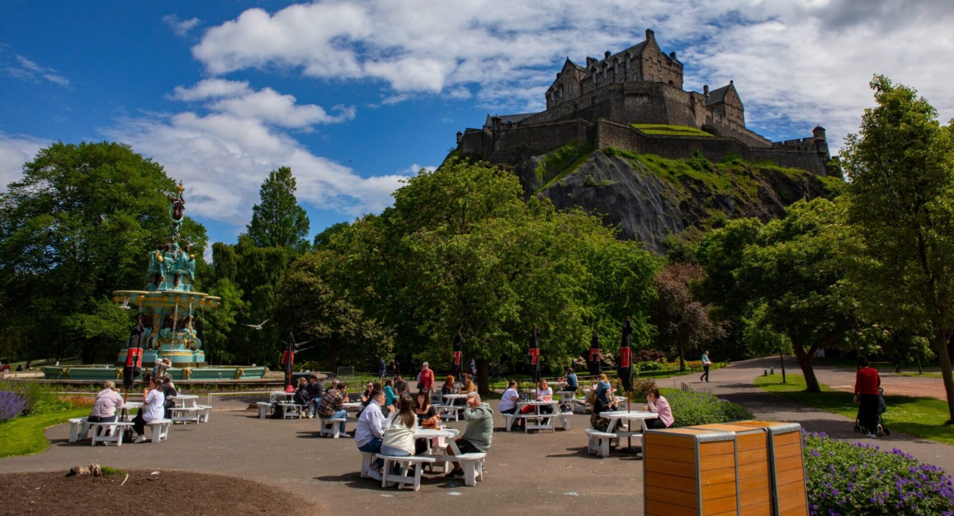 Princes St Gardens Ross fountain