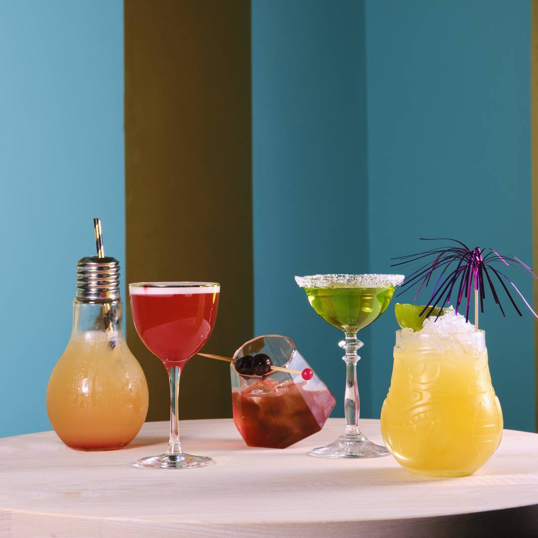Image of five cocktails at The Cocktail Mafia