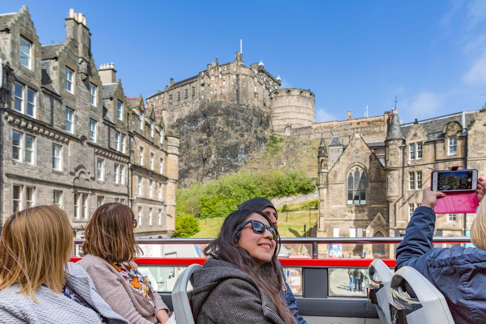 Edinburgh Bus Tours, open top bus