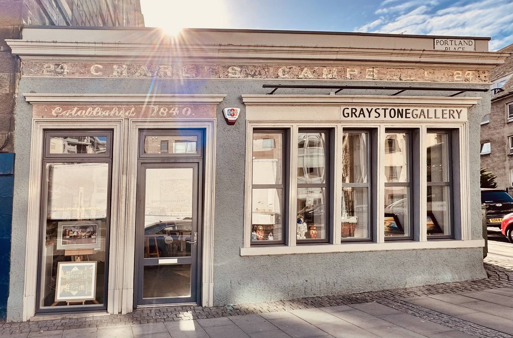 Sunshine on Leith's Graystone Gallery, Graystone Gallery 2023