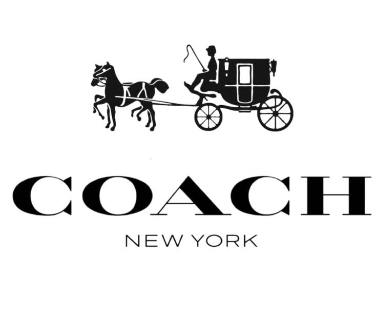 Black and white image of the Coach logo