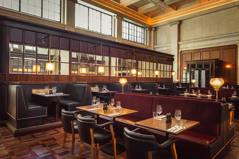 Interior of the Hawksmoor Restaurant,© Hawksmoor Restaurants