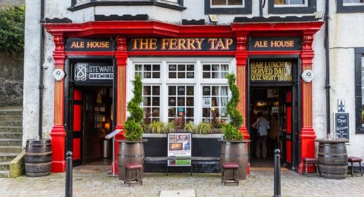 exterior of the Ferry Tap