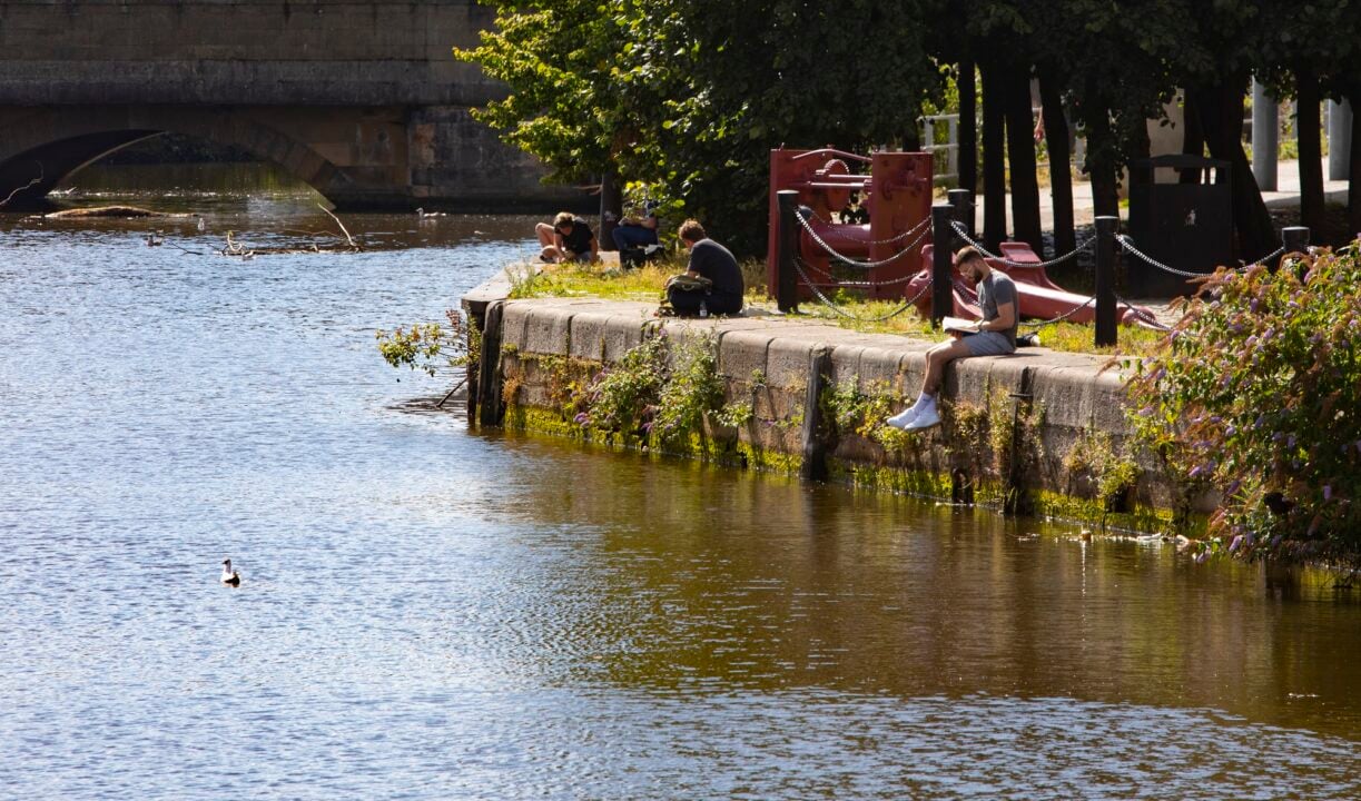 Water of Leith, the shore