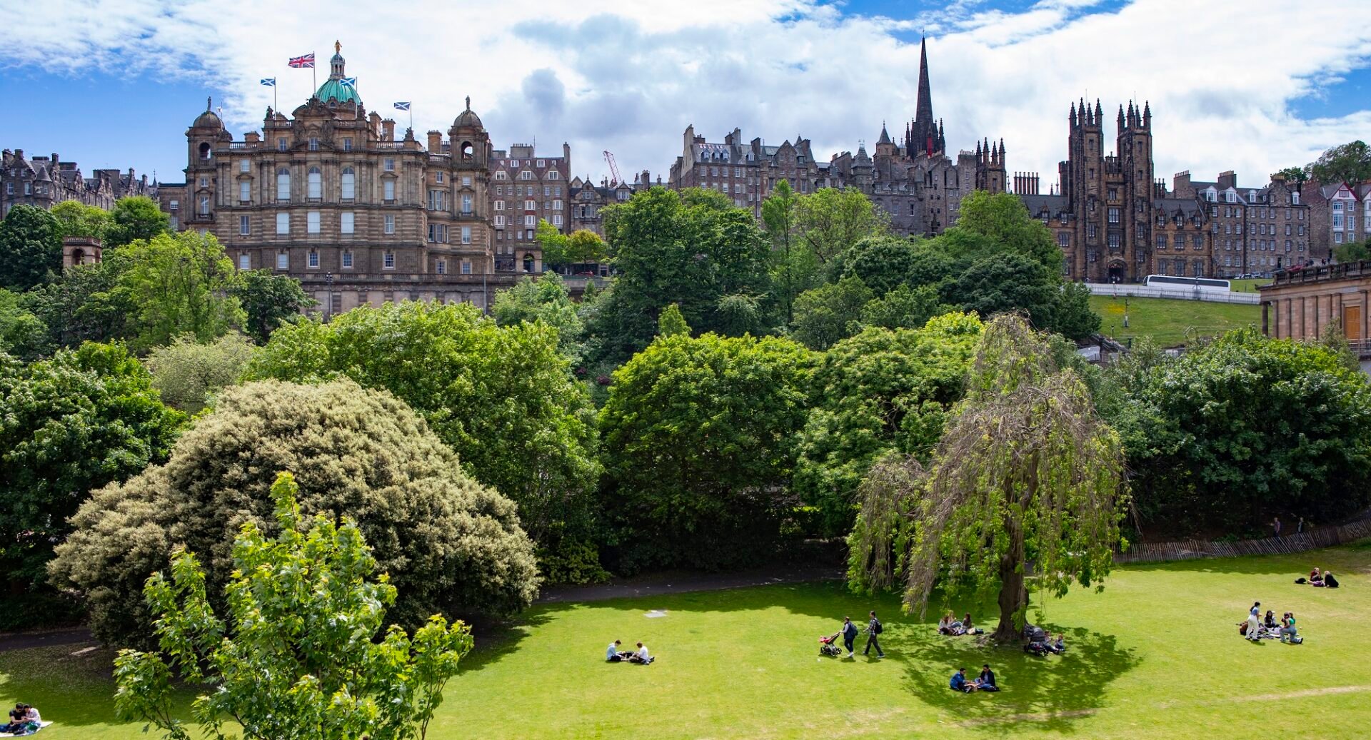 Princes Street Gardens the Mound