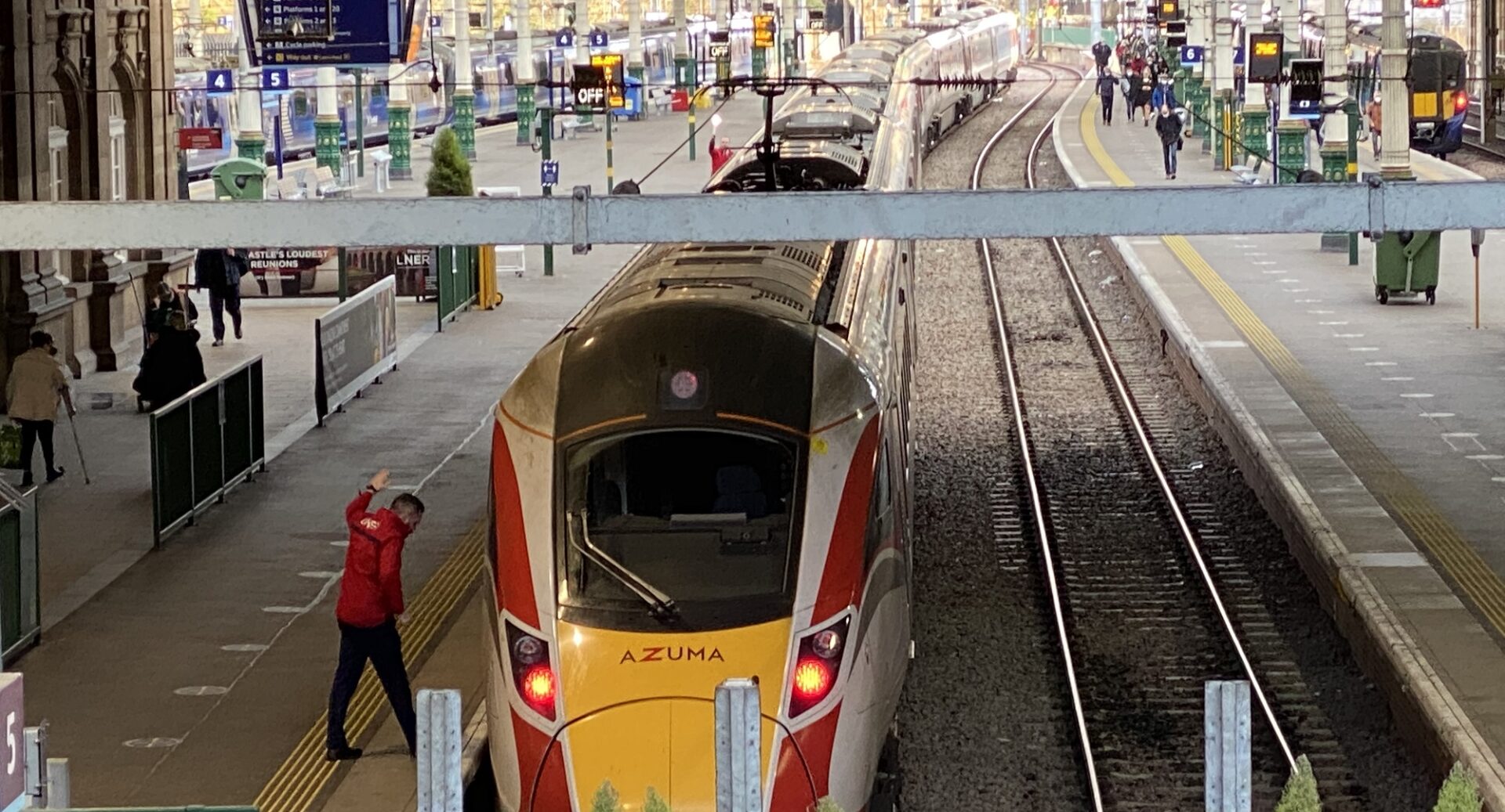 AZUMA train departing