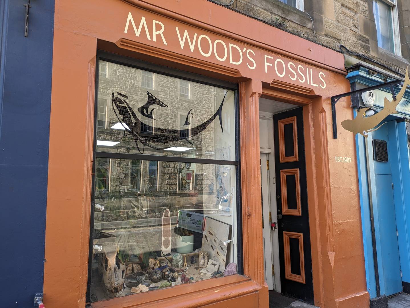 Mr Wood's Fossils shopfront,© Matt Dale