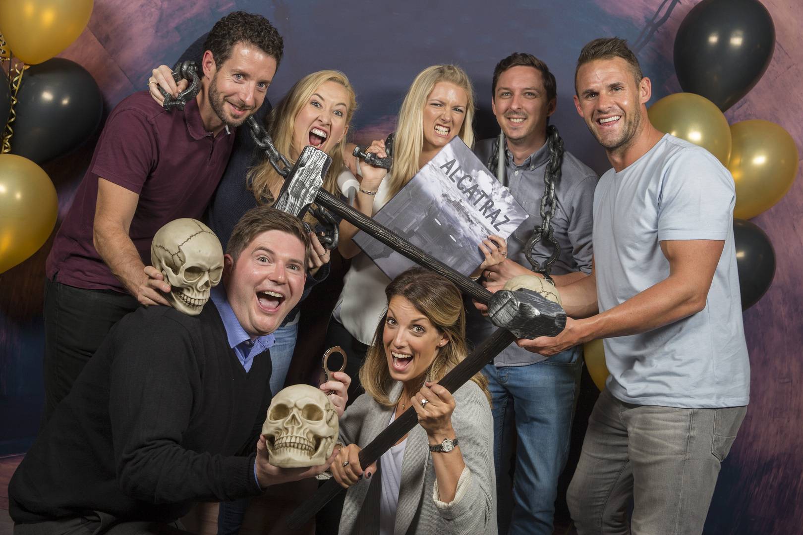 Group photo after Escape Room, Escape Gaming LTD