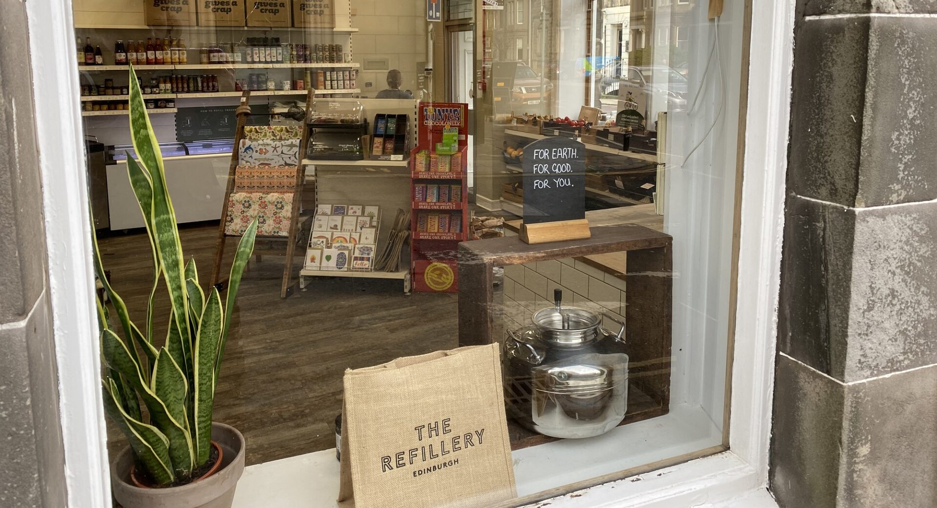 The Refillery window