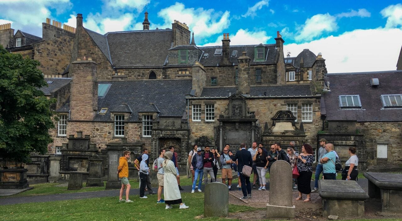 Greyfriars graveyard with tour