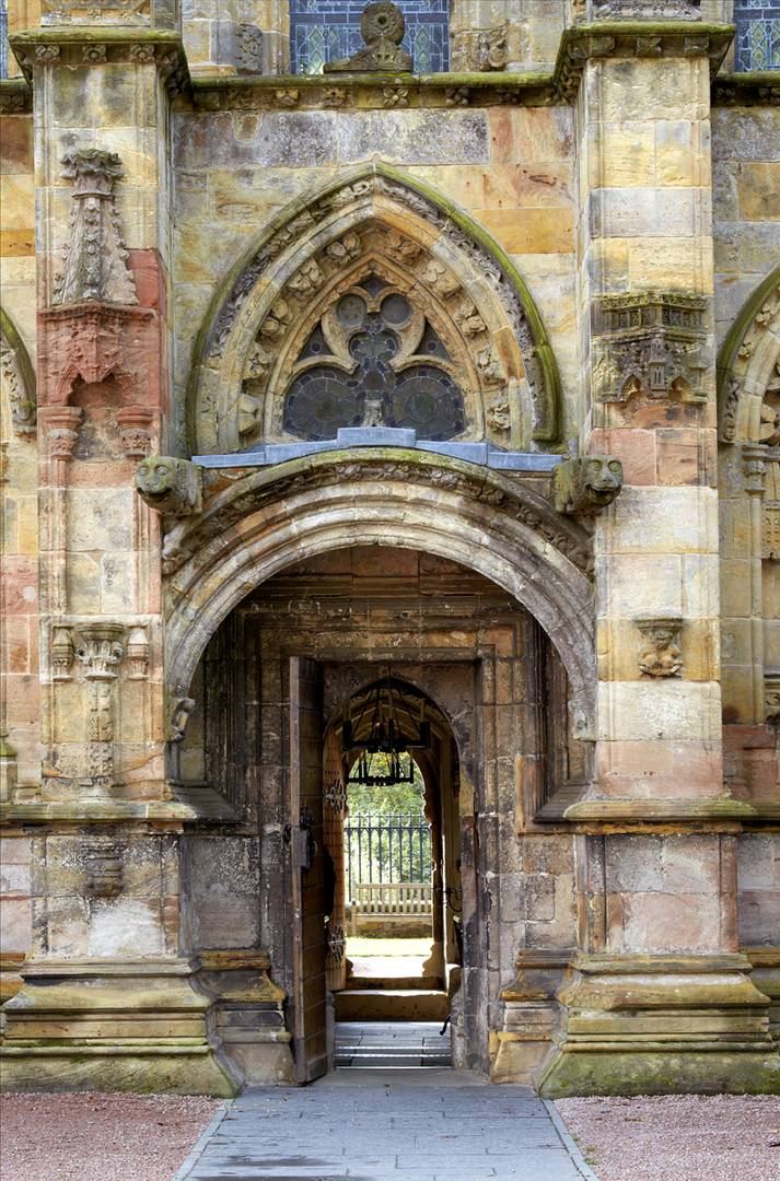 North door, Rosslyn Chapel, Rosslyn Chapel Trust