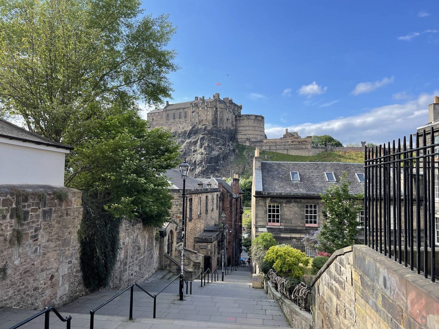 Edinburgh Castle sunny day, Hidden Scotland