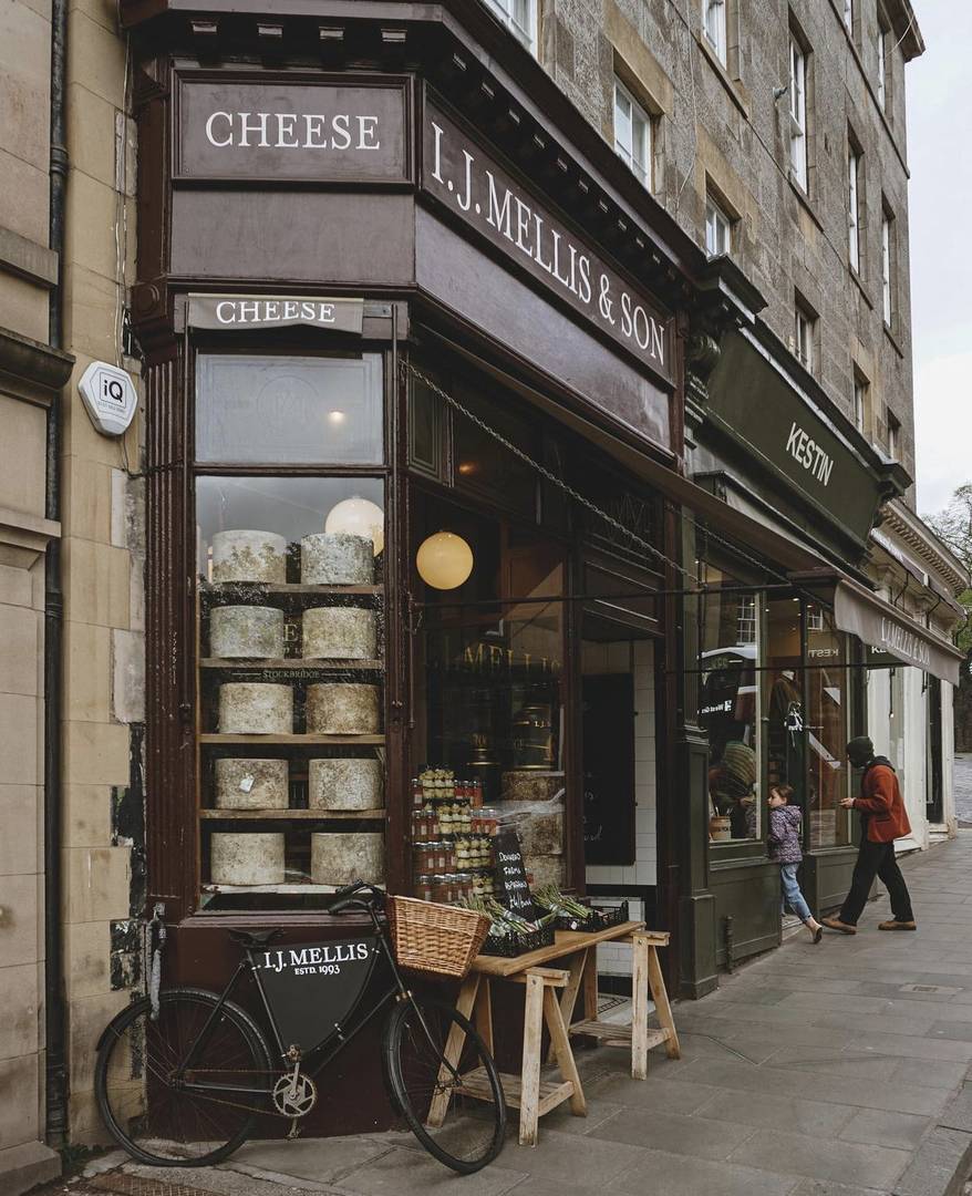 I.J. Mellis Cheesemongers - Stockbridge, @exploringedinburgh