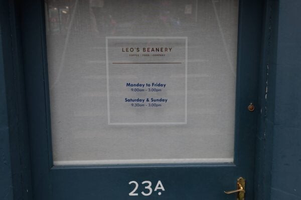 Leo's Beanery opening times