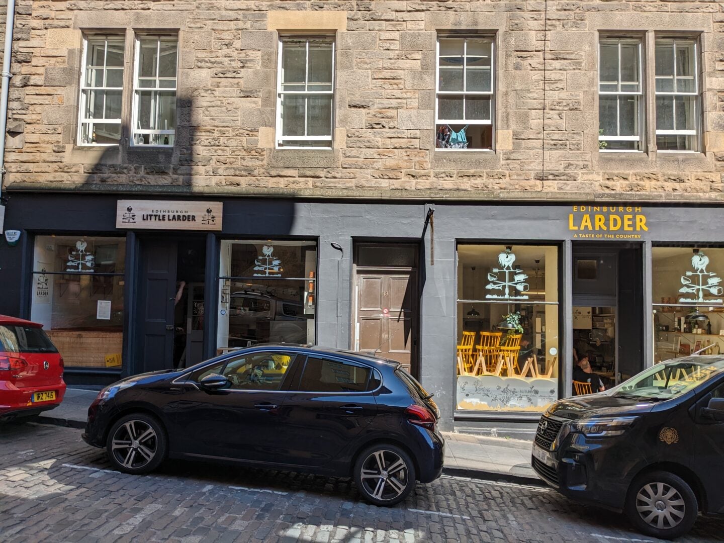 Exterior of The Edinburgh Larder