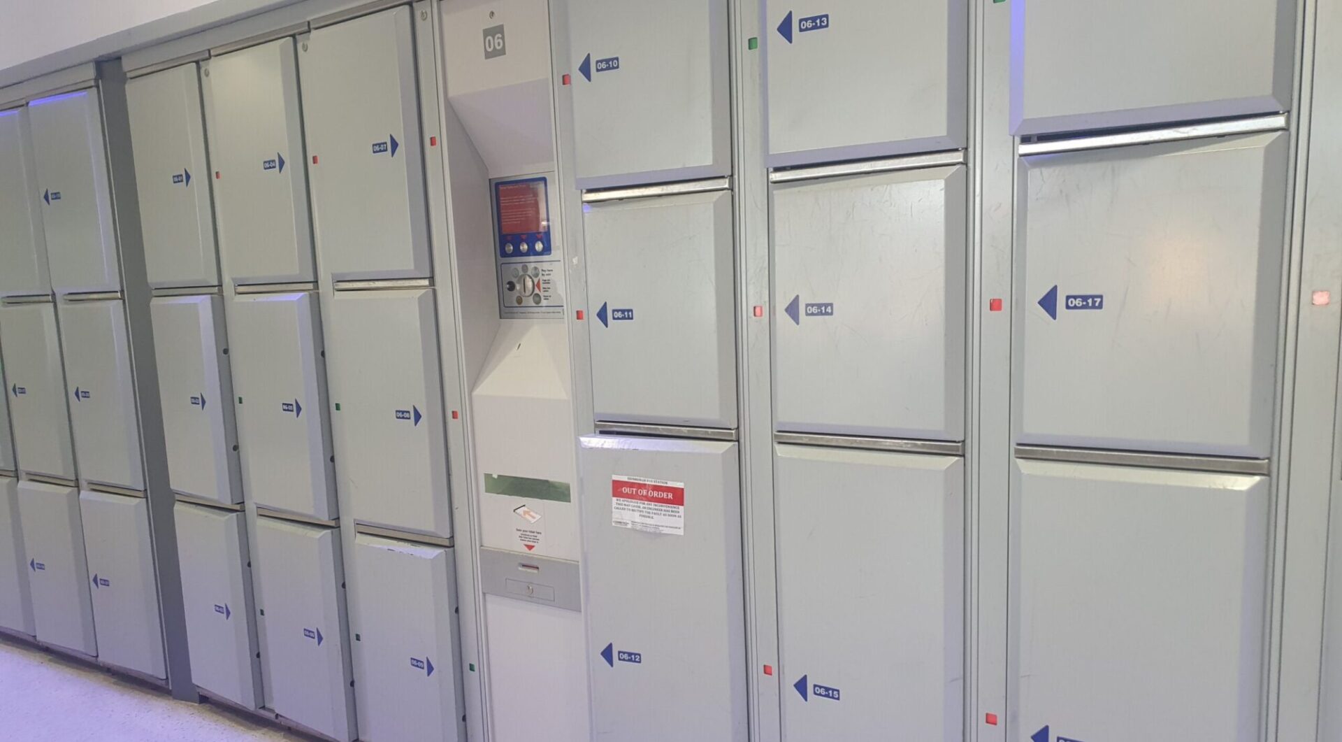 Edinburgh Bus Station Lockers