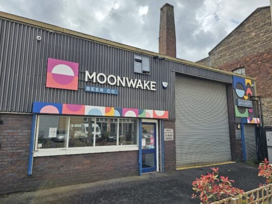 Exterior of Moonwake Beer Brewery