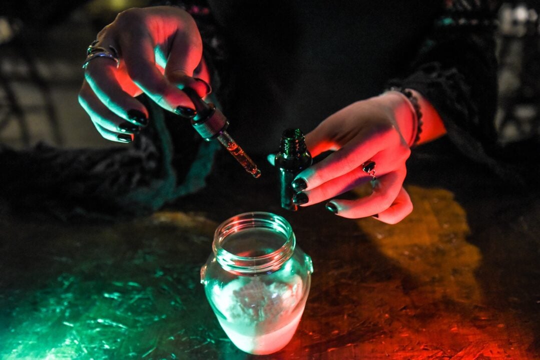 Potion being made at the department of magic