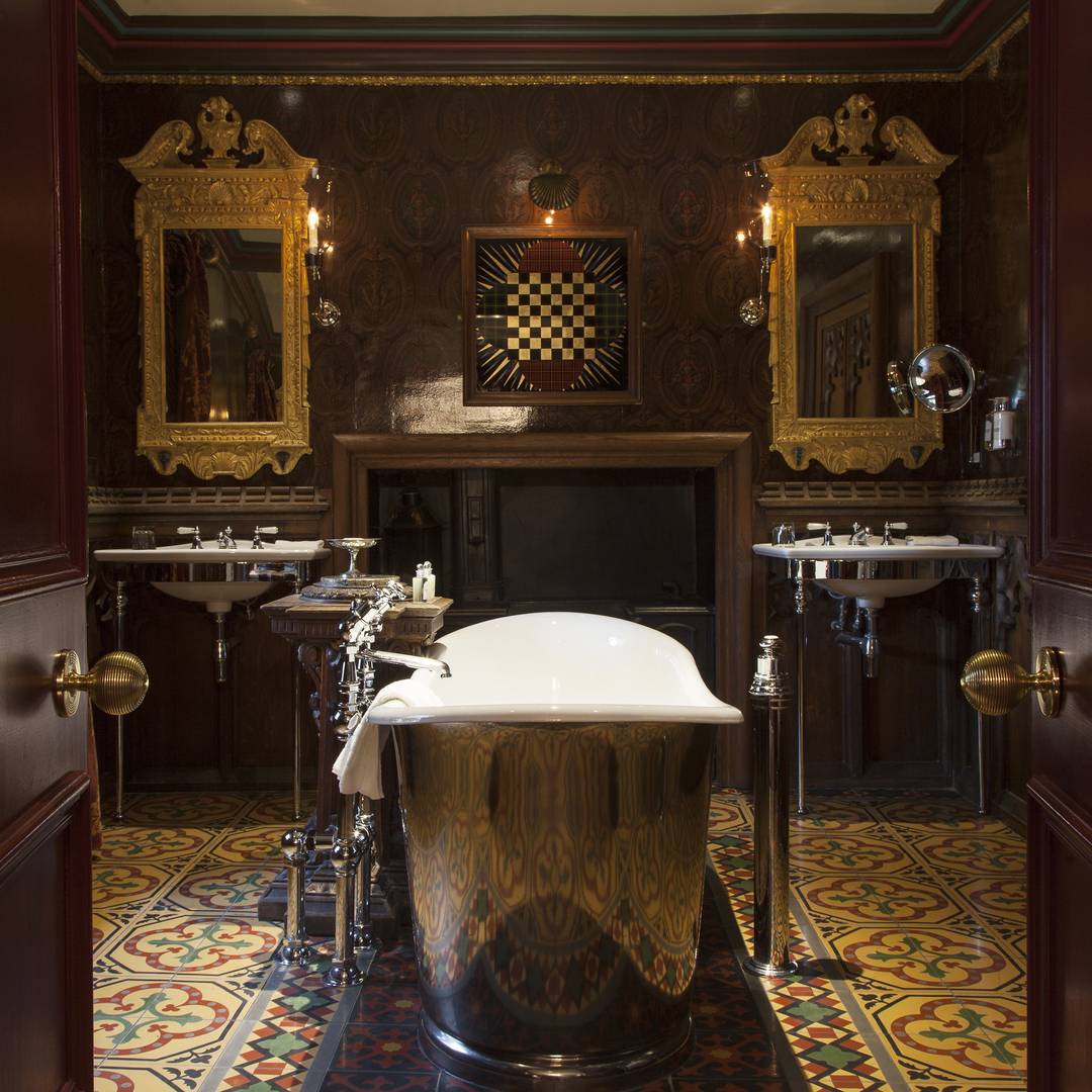 The Turret Suite bathroom at The Witchery by the Castle, The Witchery by the Castle
