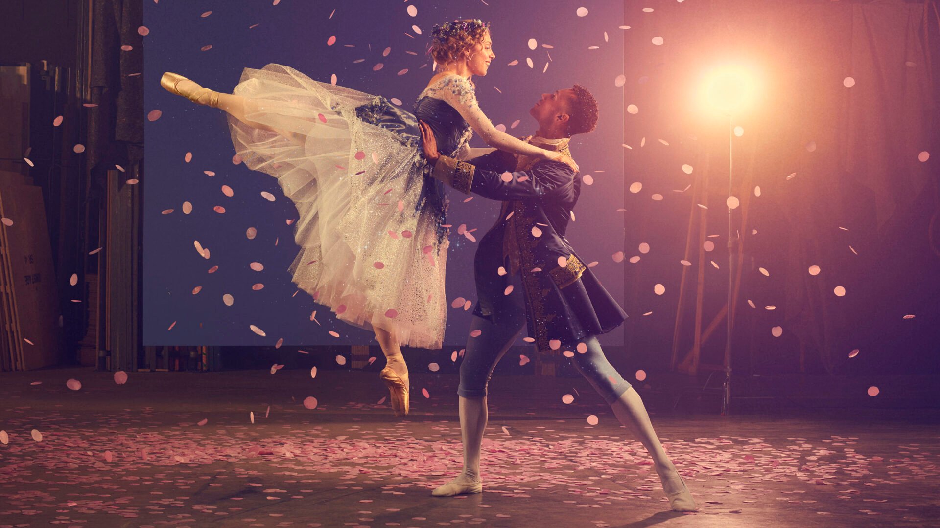 male and female ballerinas at Cinders production by Scottish Ballet