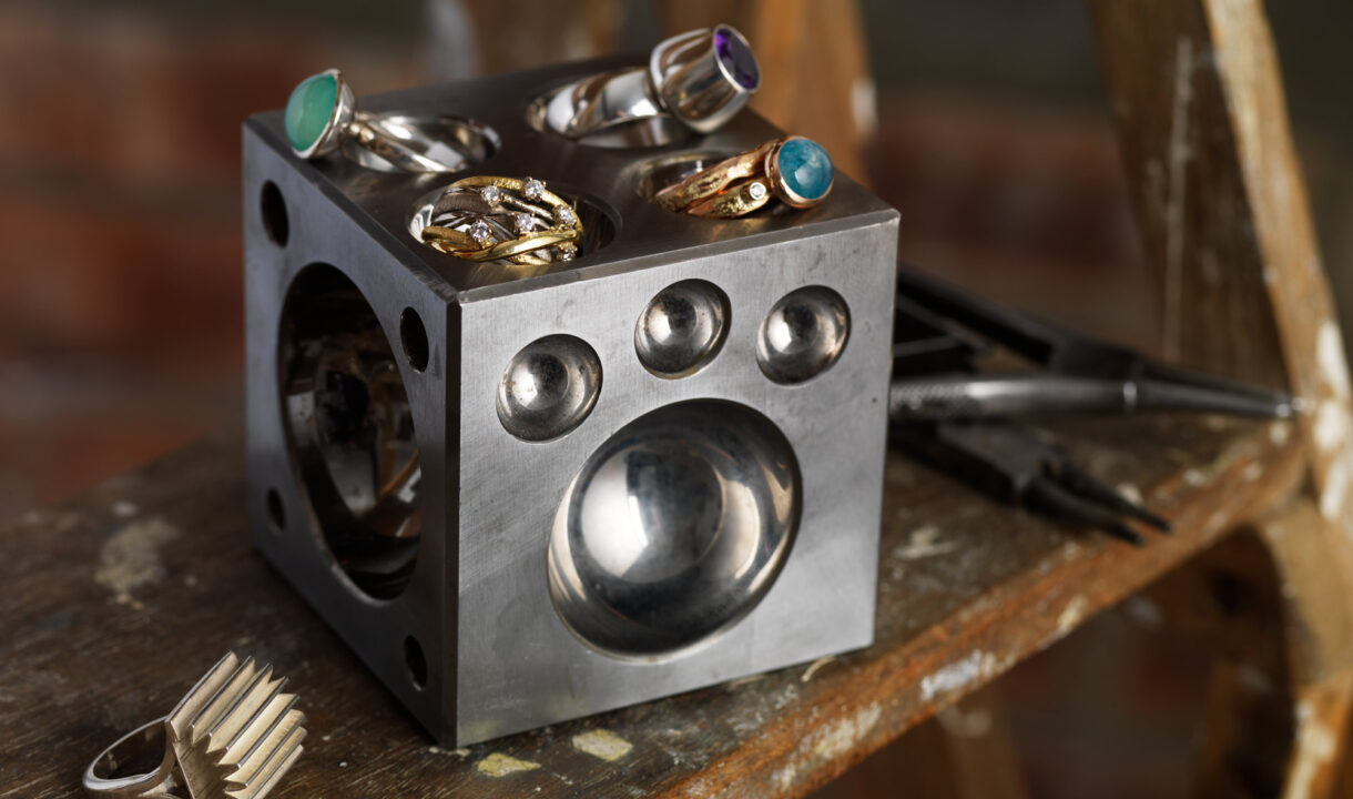 Jewellery on display at the Coburg House Christmas Market