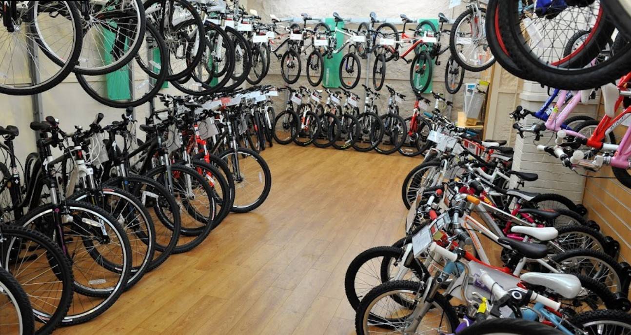 bikes in Edinburgh Bike Coop shop Bruntsfield
