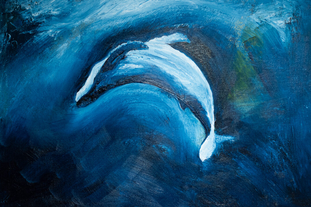 painting of humpback whale