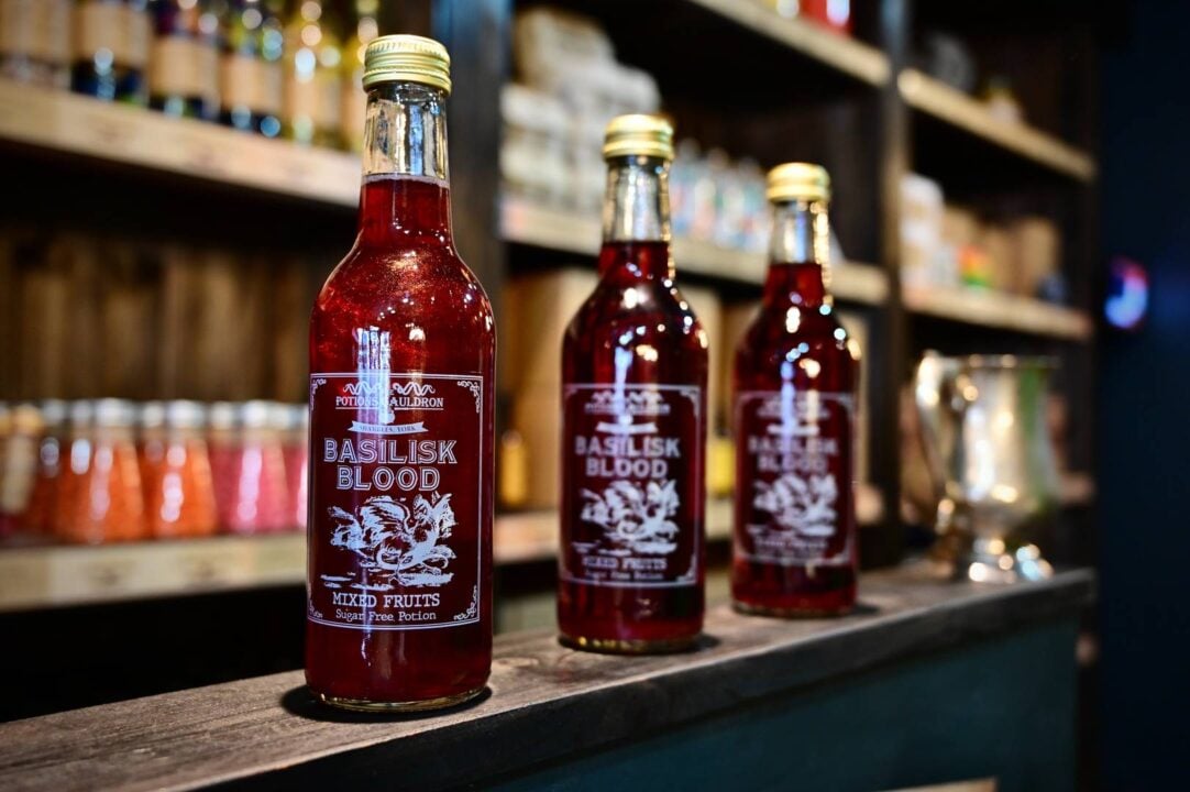 Close-up of Basilisk Blood potion