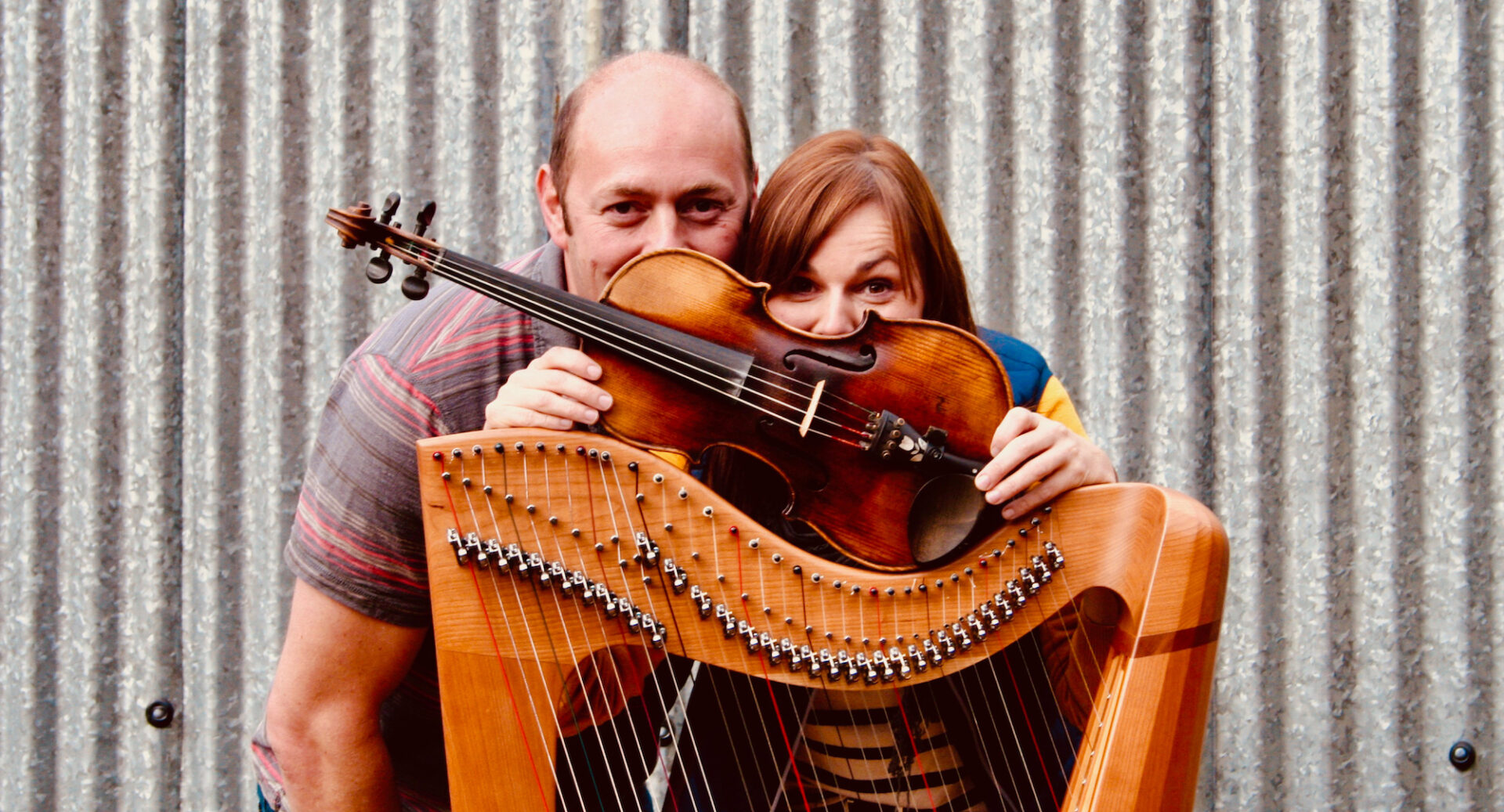 Edinburgh International Harp Festival Performers Ingrid Henderson and  Iain MacFarlane