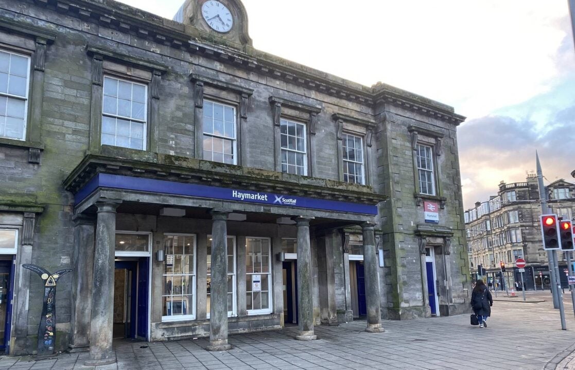 Image of main Victorian entrance to Haymarket Station