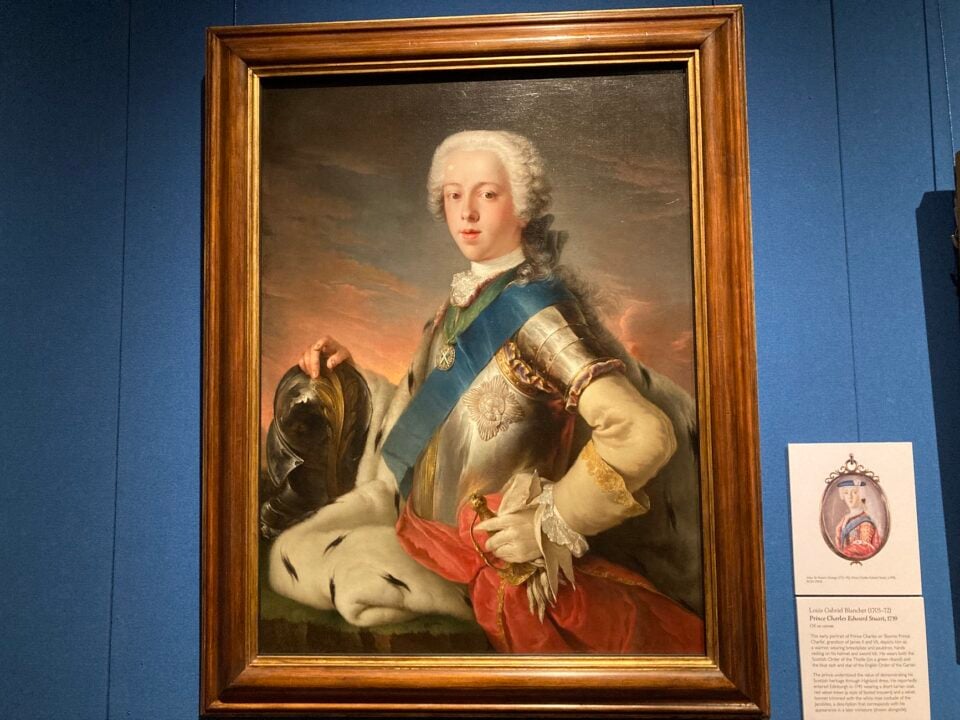 Bonnie Prince Charlie at Style and Society Dressing the Georgians Event.