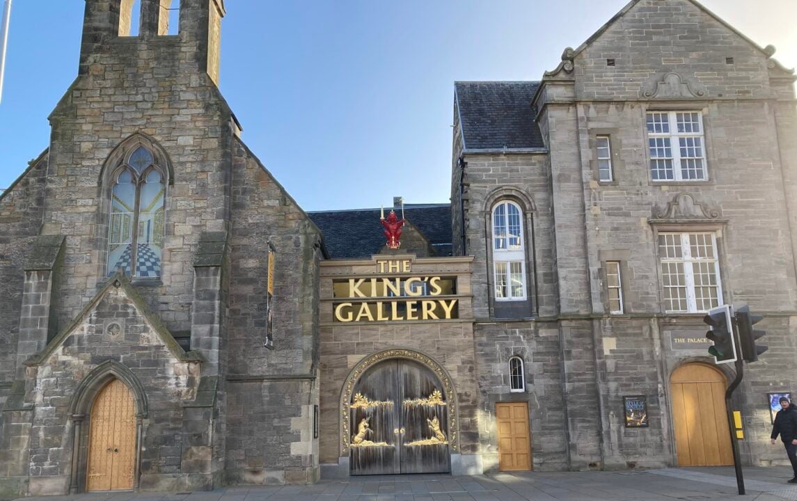 Exterior of The King's Gallery at the Palace of Holyrood House
