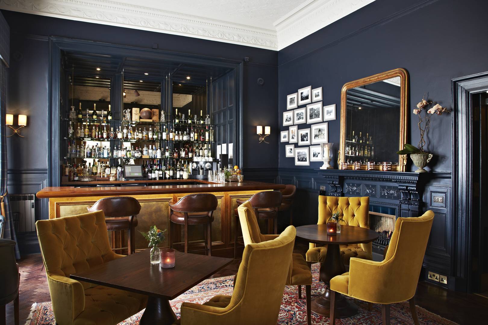 Bar area at The Roseate Edinburgh