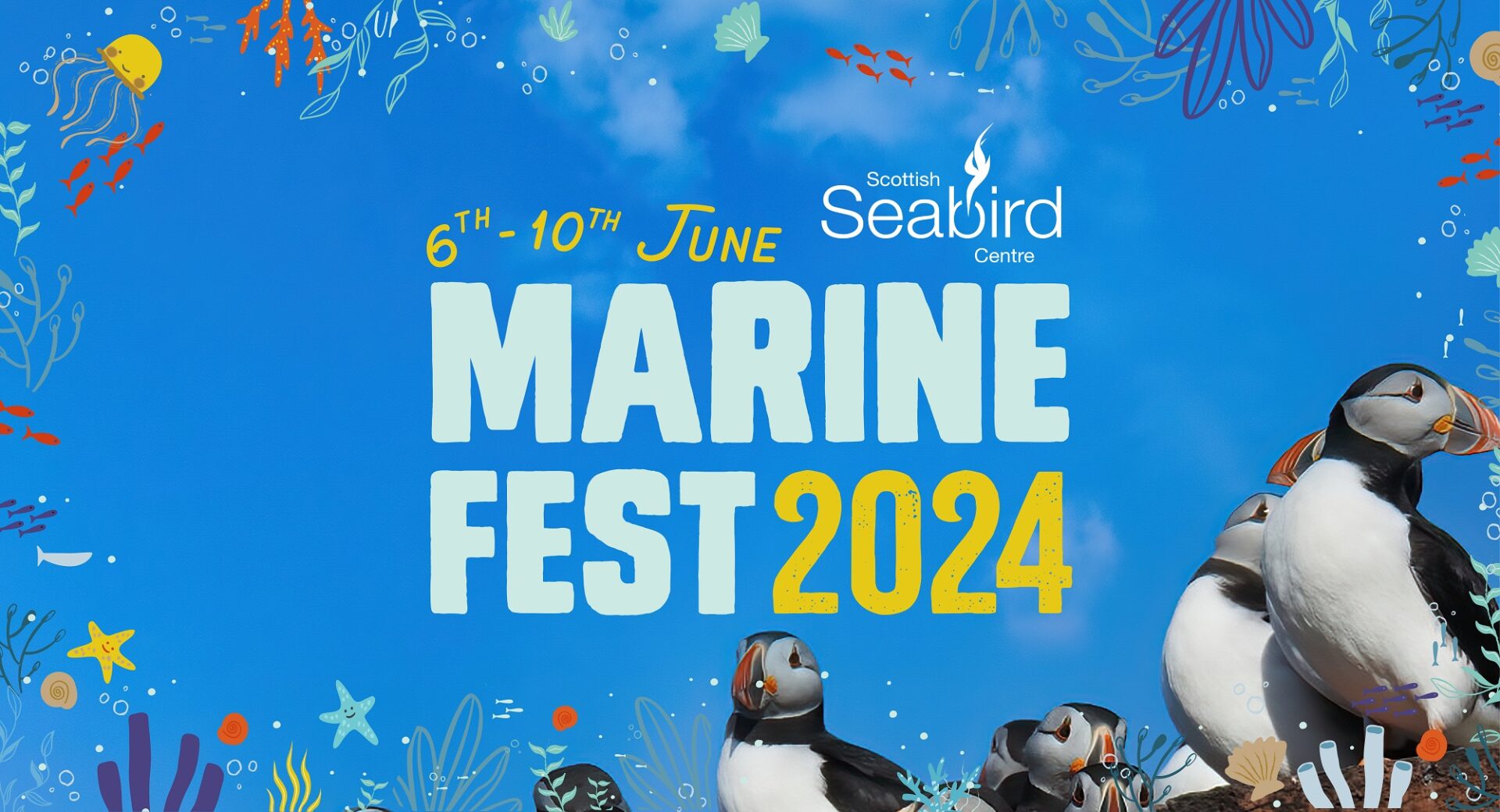 Marine Fest 2024 Poster image with date of event (6th - 10th June)
