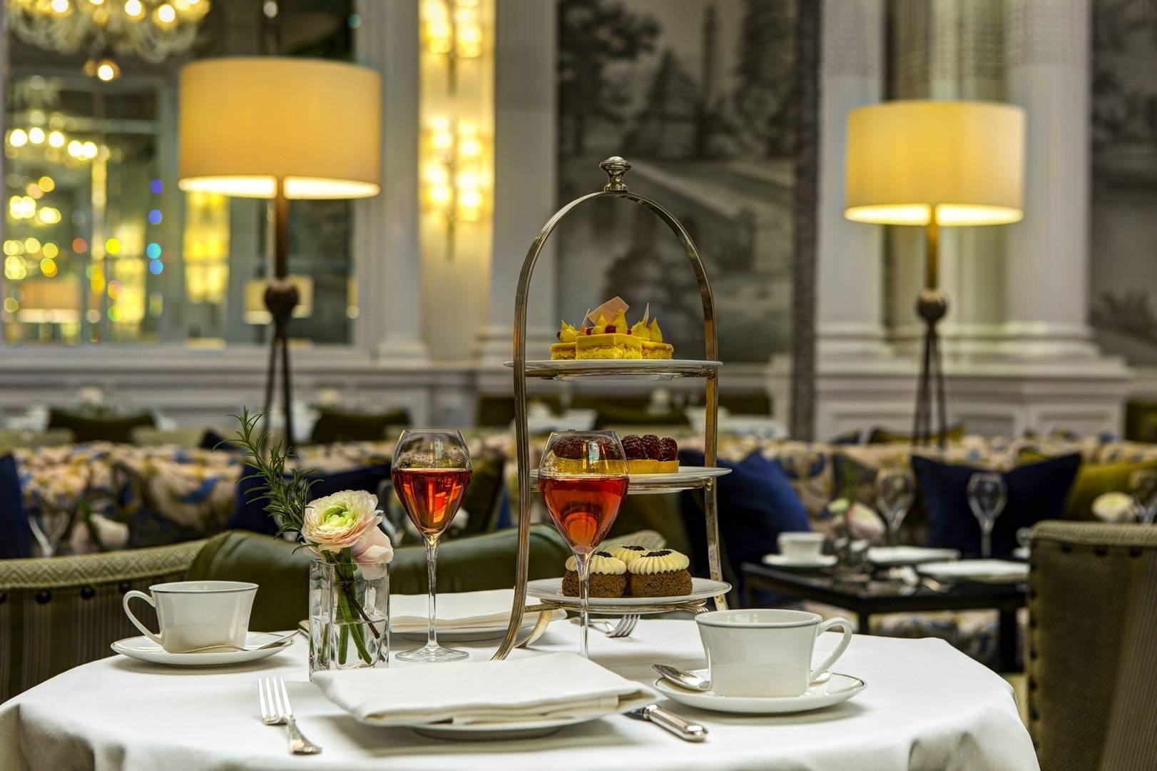 Afternoon Tea in Palm Court at the Balmoral