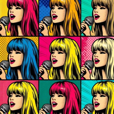 Pop art with Taylor Swift
