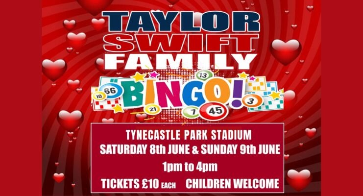 Taylor Swift Family Bingo Poster
