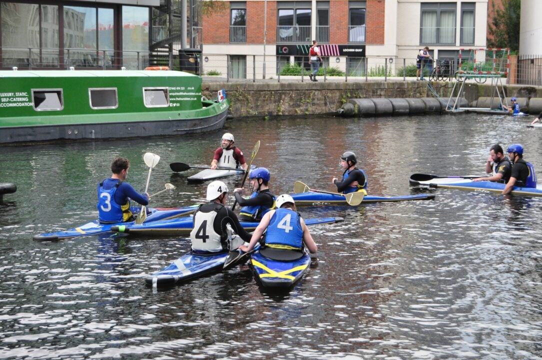 Canoe Polo at the Edinburgh Canal Festival
