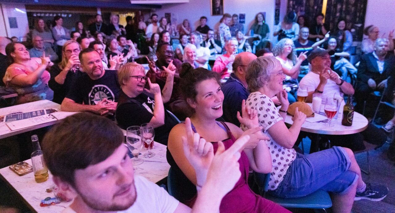 Edinburgh Deaf Festival audience