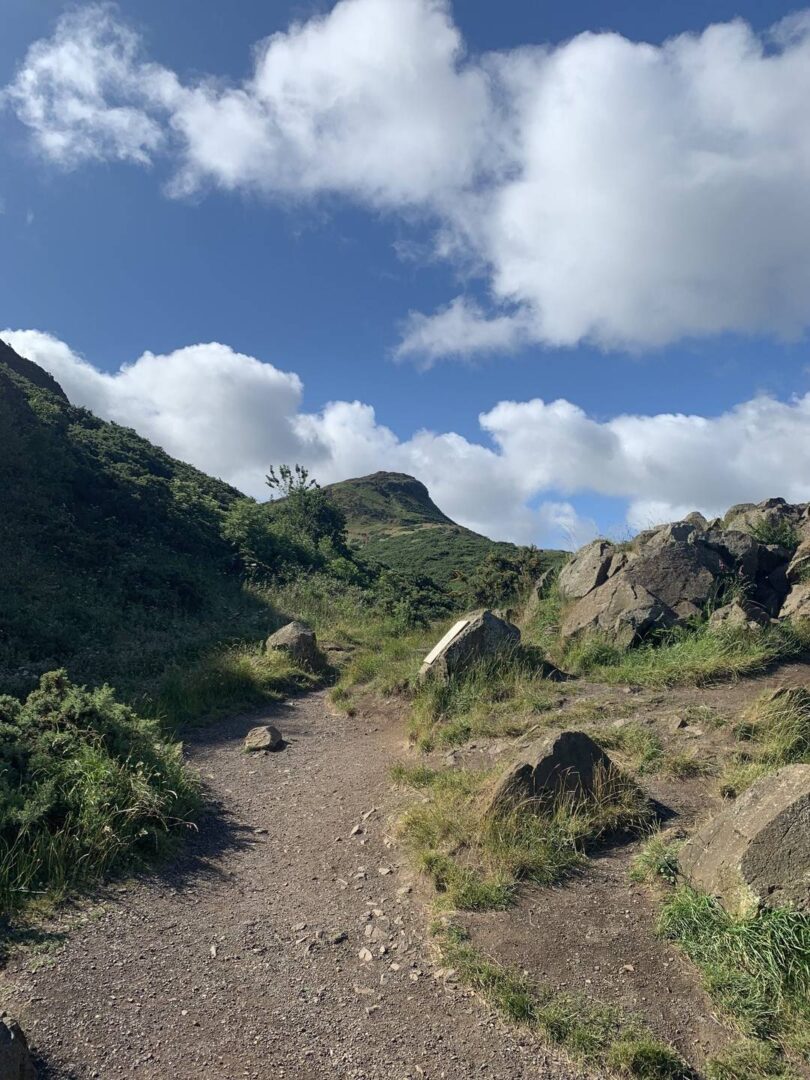 Looking towards Arthur's Seat from St Anthony's Chapel