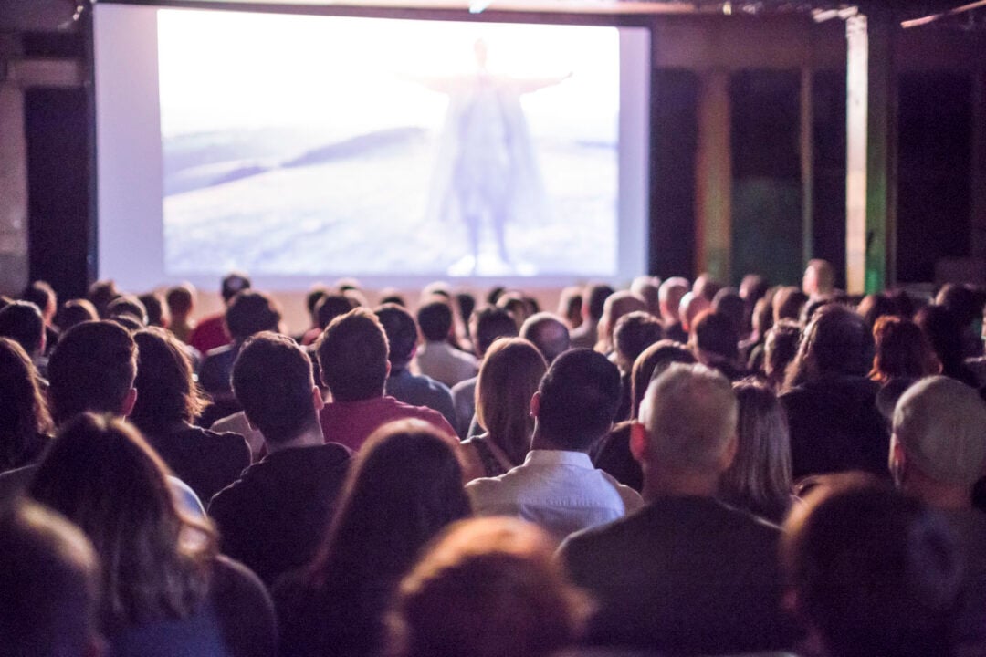 Cinema crowd at Edinburgh International Film Festival