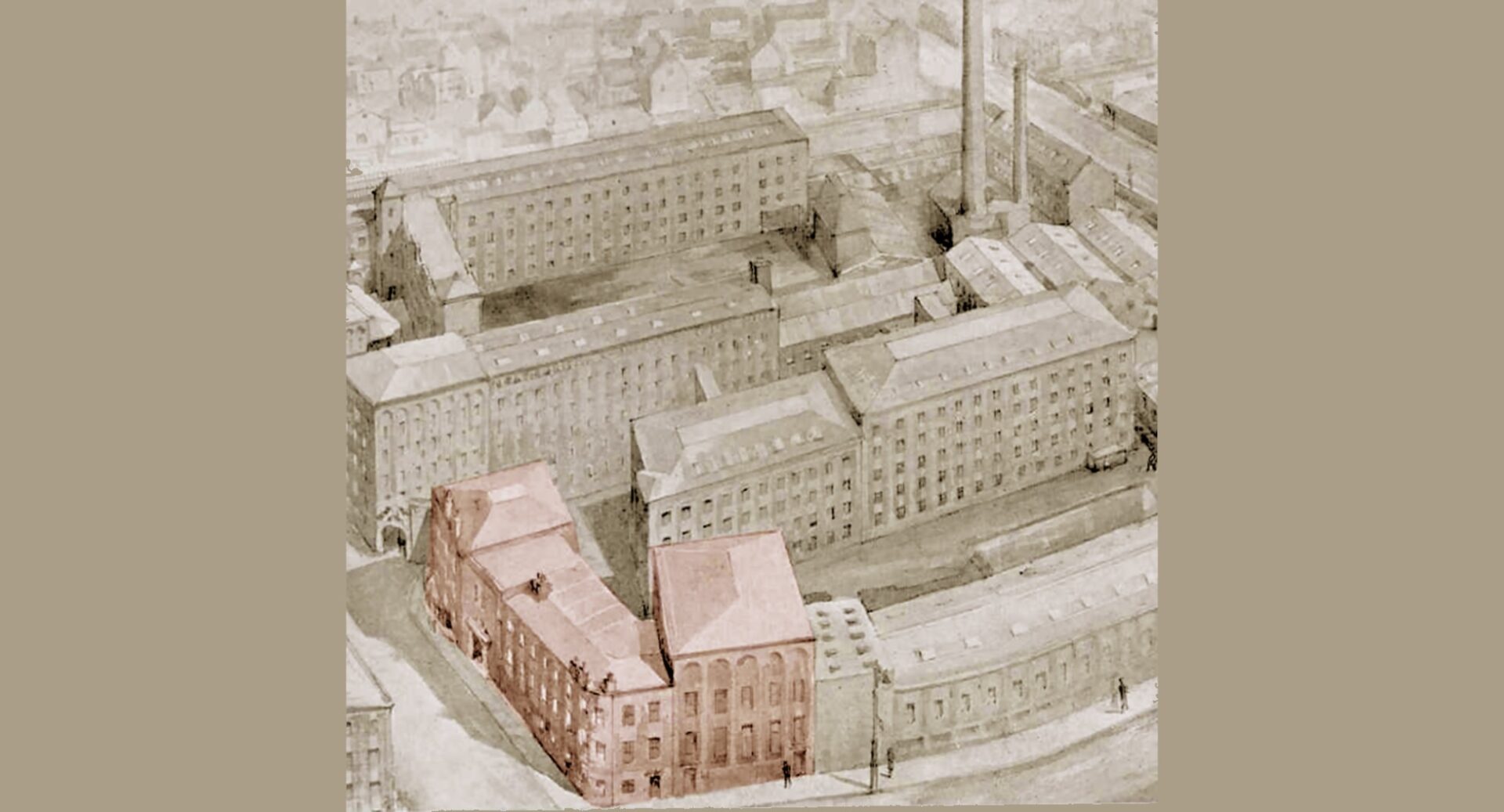 An image of Castle Mills and the North British Rubber Company